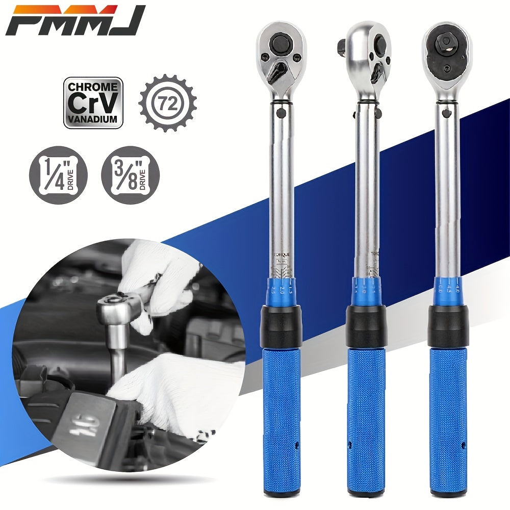 Adjustable Torque Wrench 3/8 1/4 Inch Square Drive Hand Tool for Car and Bike Repair