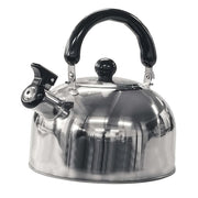 Stainless Steel Whistling Kettle 2L Portable Camping Travel Outdoor Cooking