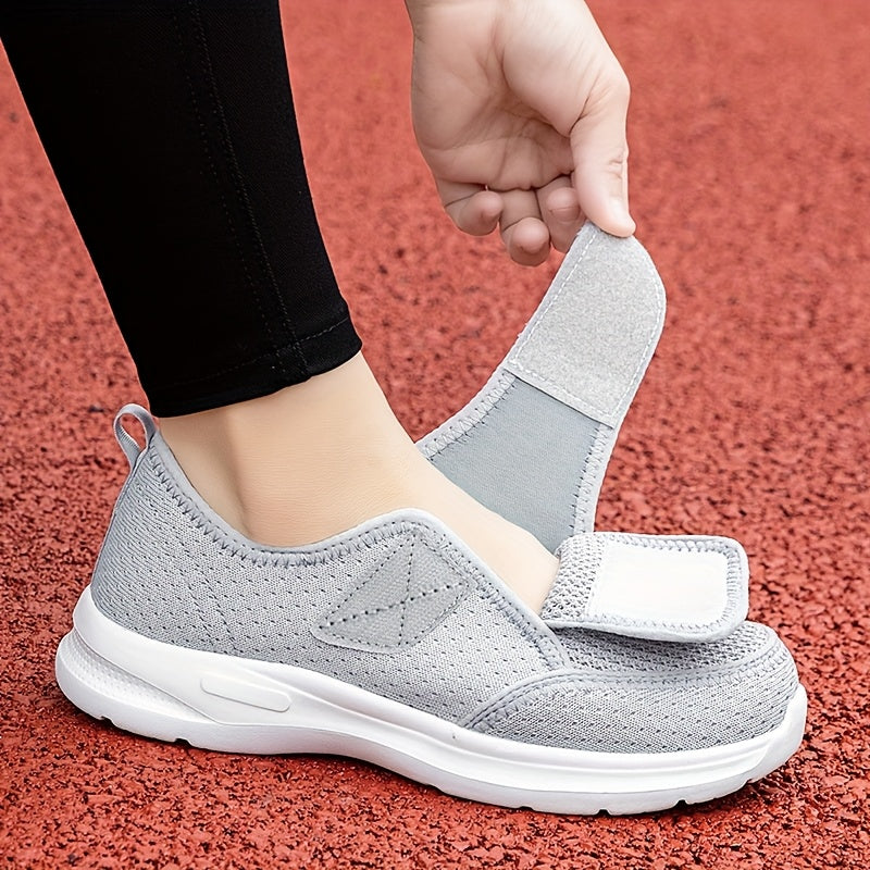 Women's Wide Fit Orthopedic Walking Shoes Breathable Mesh All-Season