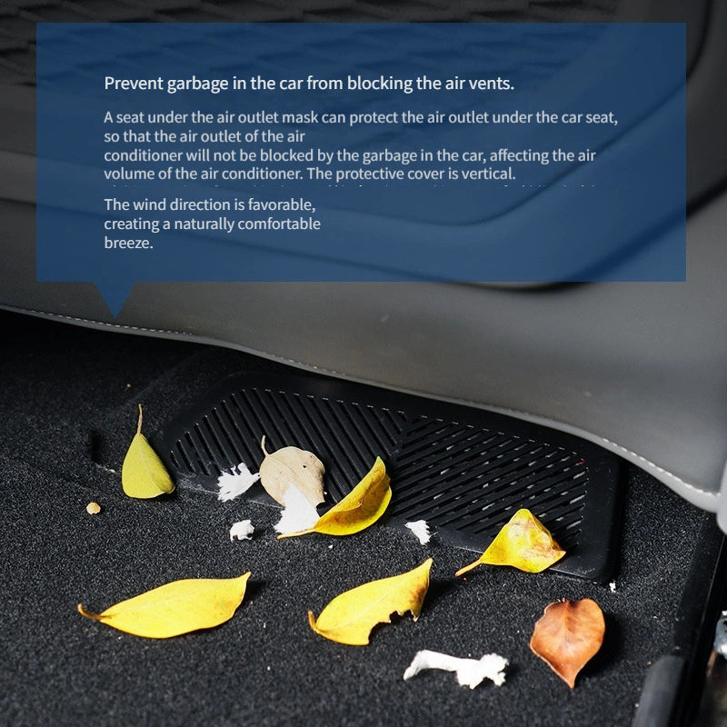 Universal Car Seat Vent Protector ABS Dustproof Cover for Sedan Interior