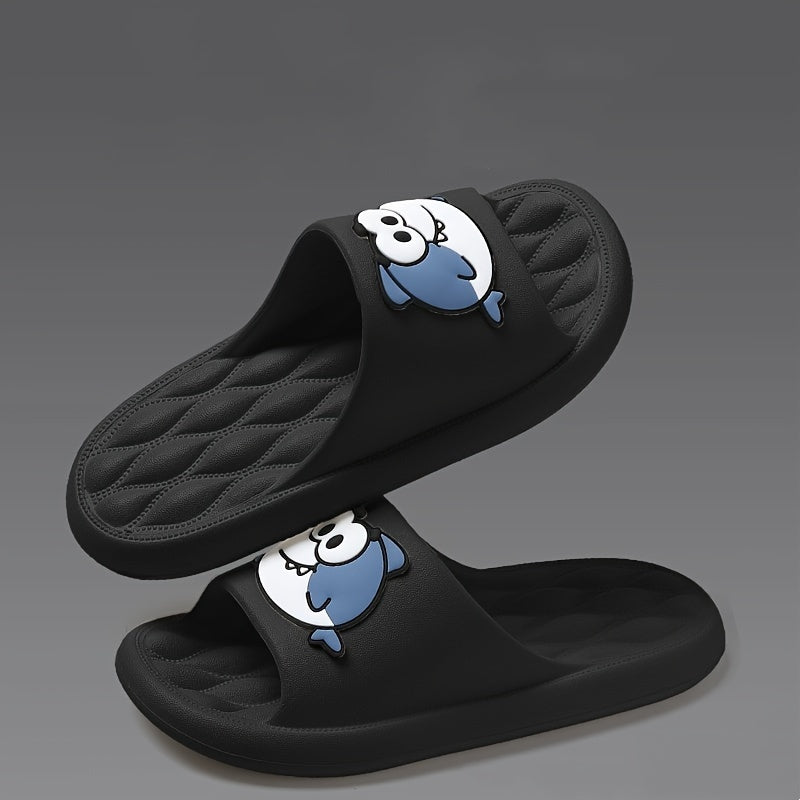Мультяшный дизайн медведя EVA тапочки для пар, нескользящие, легкие, для дома и улицы, лето, повседневные, бежевые и коричневые