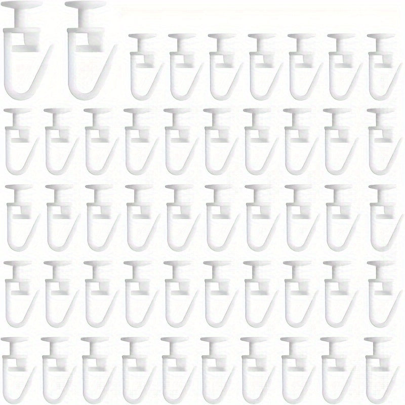 Set of 100 Curtain Pulleys Replacement Parts for Living Room and Office Decor