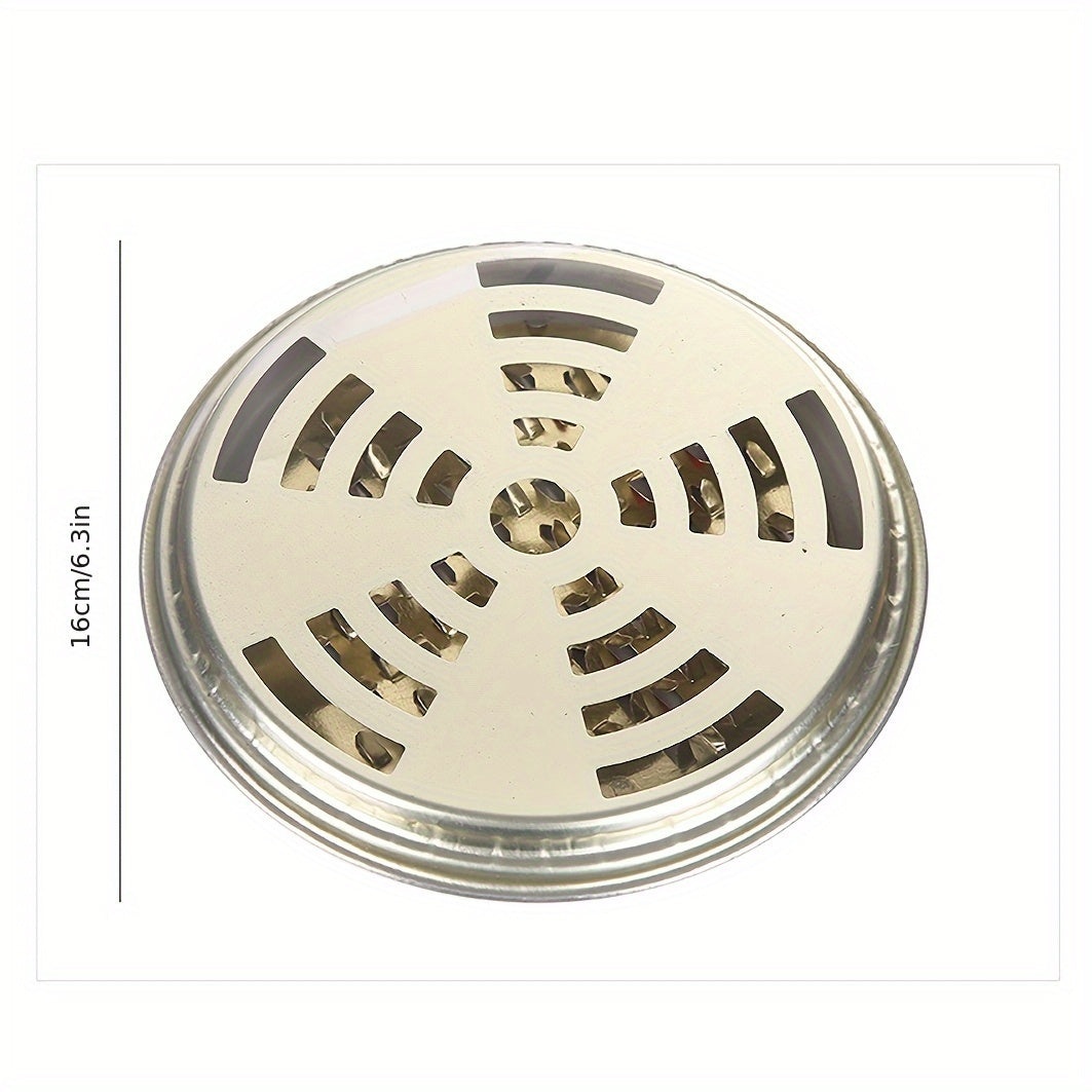 2pcs Stainless Steel Mosquito Coil Holders Indoor Outdoor Metal Stand