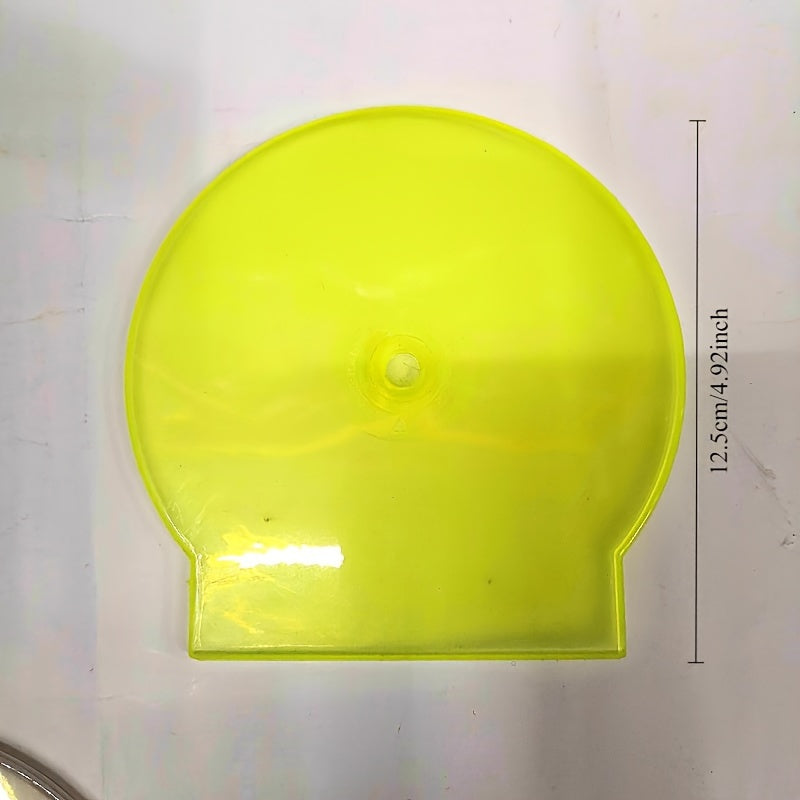 Qayta ishlatiladigan plastik CD ushlagich: CD va DVD uchun yarim doira shaklidagi qutilar to'plami, turli joylar uchun mos, yog'och yoki elektr energiyasidan foydalanmasdan tayyorlangan.