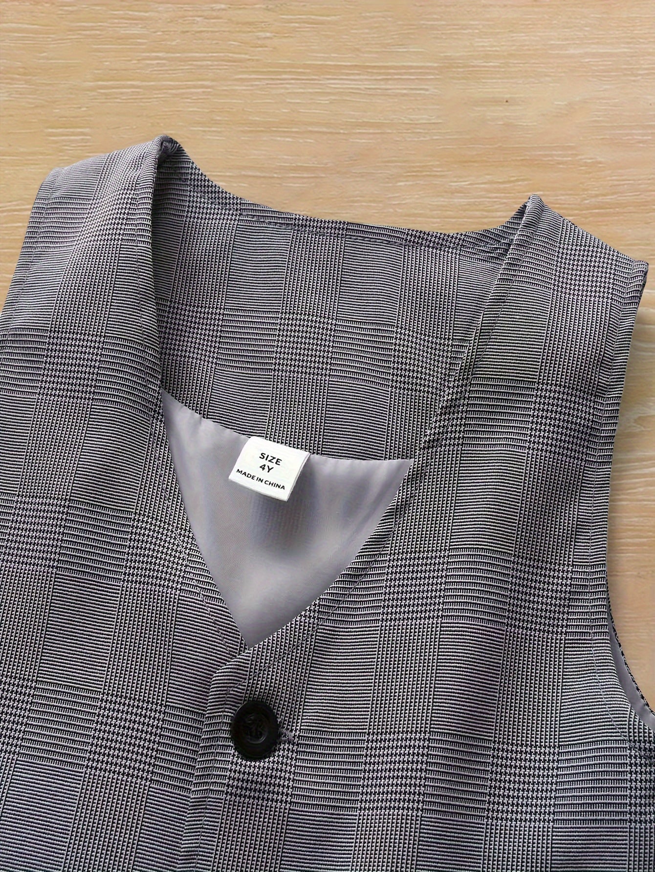 Boys' Spring and Autumn Dress Suit Three-Piece Set Polyester Solid Color Casual Age 12 and Under