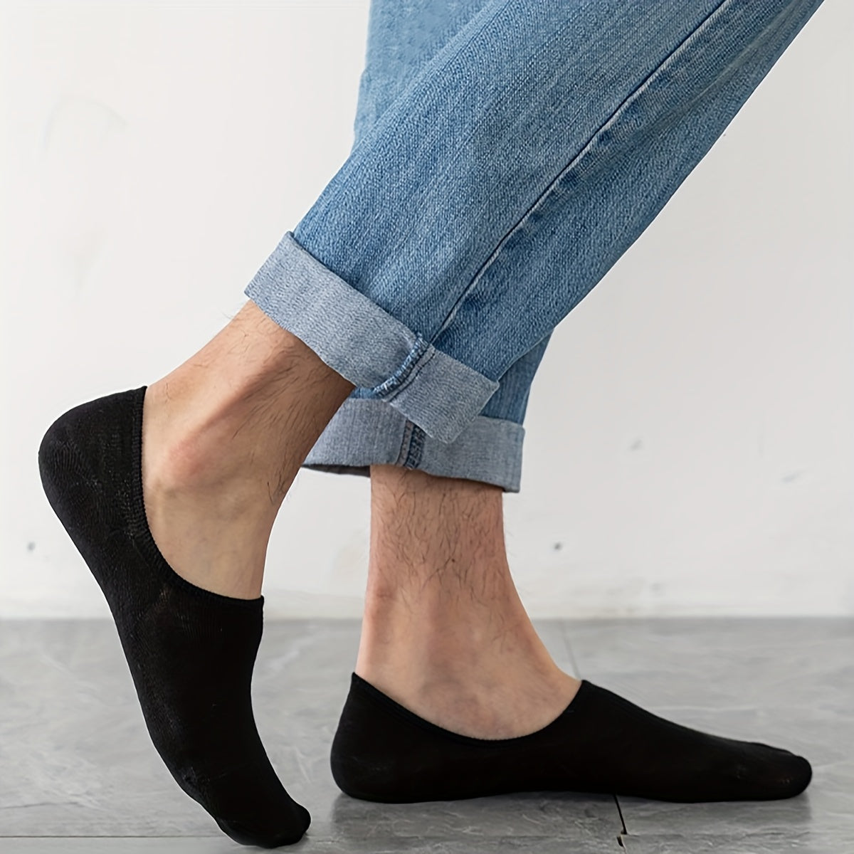 Men's No-Show Socks 20 Pairs Breathable Anti-Odor Sweat-Absorbing Thin All Seasons