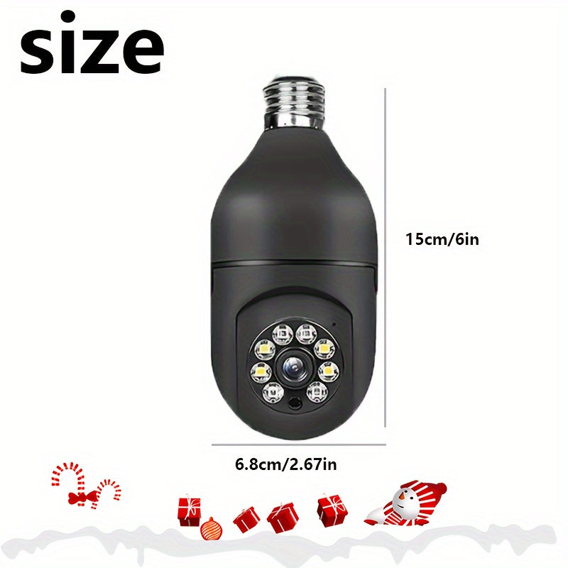 1080P WiFi Xavfsizlik Kamerasi Burilishli Ob'ektiv bilan Kechqurun Ko'rish USB bilan quvvatlanadigan Ko'p Foydalanuvchi Ilovasi Plastik