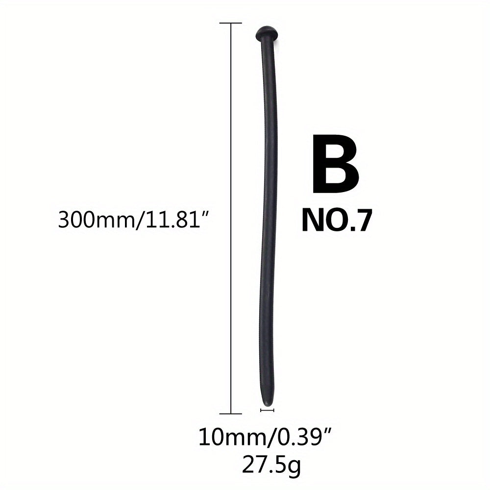 Male Urethral Dilator Soft Silicone Prostate Massage Penis Plug Masturbation