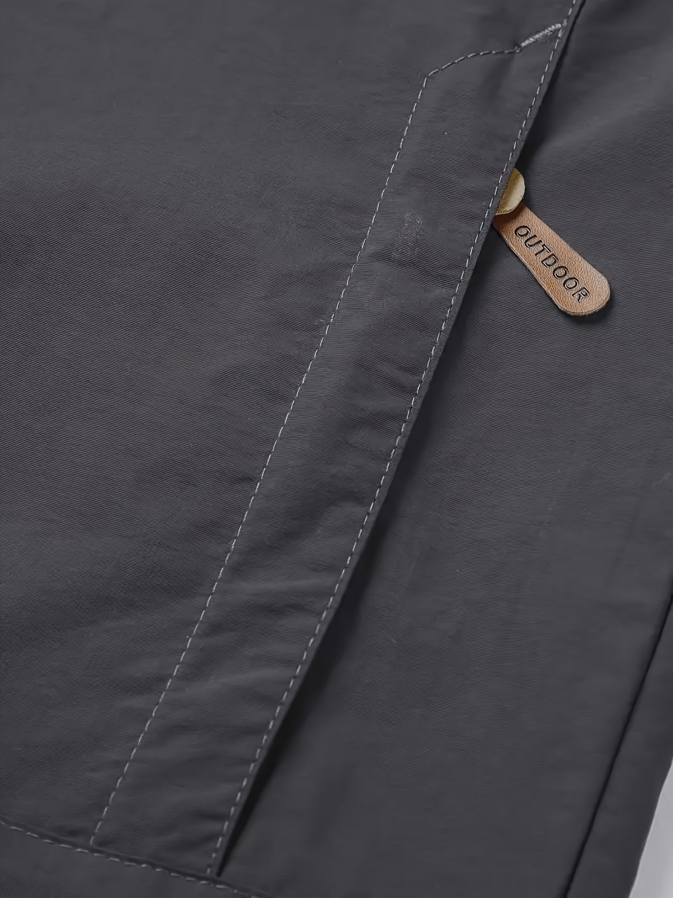 Men's Windproof Hooded Nylon Jacket for Outdoor Activities Casual Spring Fall