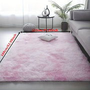Soft Skin-Friendly Tie-Dye Shag Area Rug 119x160cm for Living Room Bedroom