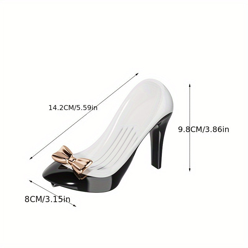 Heeled Soap Dish Holder with Mobile Phone Stand for Bathroom No Drilling