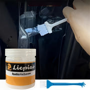 100g Multi-Purpose Car Lubricant White Grease for Door Track Maintenance with Brush Set