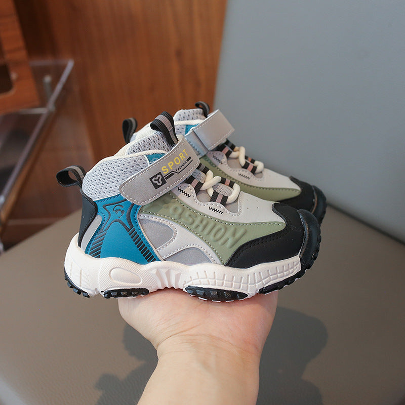 Детские легкие дышащие кроссовки для мальчиков и девочек, всесезонные, для прогулок, бега и походов на свежем воздухе