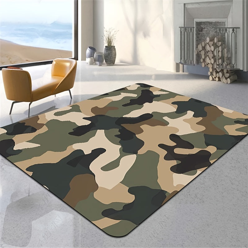 Kamerufli gilam 8mm qalinlikda, oshxona, hojatxona, mehmonxona va yotoq xonasi uchun oson tozalash