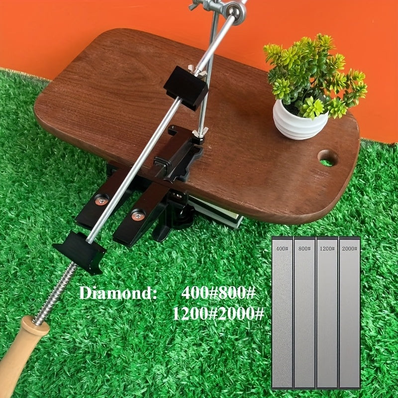 Алмазная шлифовальная угловая шлифмашина для заточки кухонных ножей, без необходимости в аккумуляторе