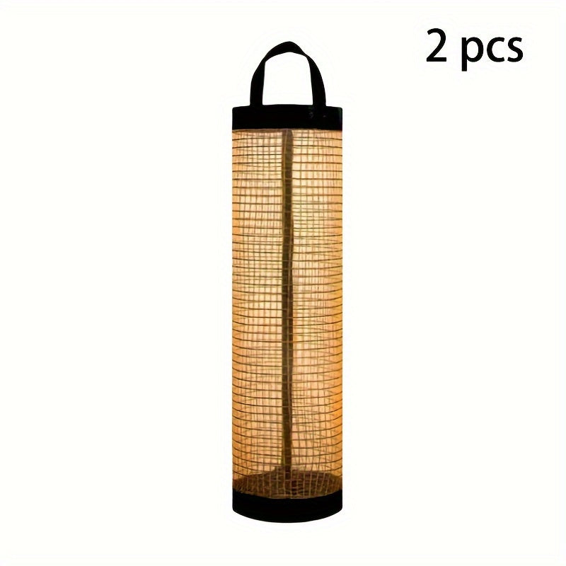 Set of 2 Portable Kitchen Storage Bags with Card Holder, Versatile, No Electricity