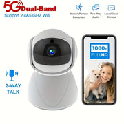 Indoor Security Camera 1080P HD Night Vision Two-Way Audio WiFi Tracking