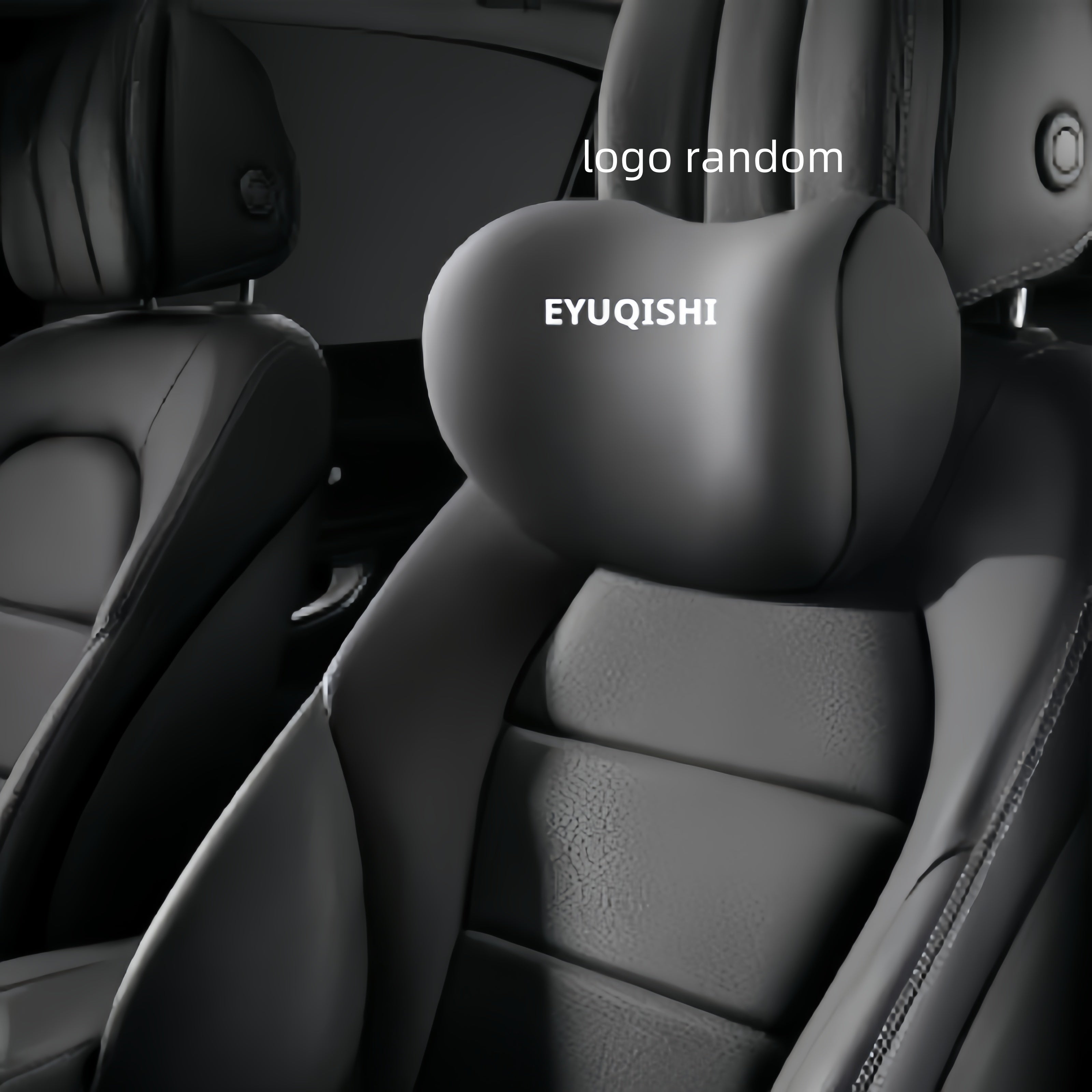 Memory Foam Car Headrest and Lumbar Support Pillow Breathable Synthetic Fiber