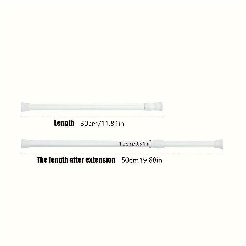 Adjustable Telescopic Spring Rod for Door Window Bathroom Clothes Drying