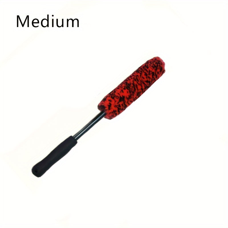 Yumshoq Tishli Moslashuvchan Avtomobil G'ildirak Tozalash Cho'tkasi - Oson Shina va Rim Tozalash uchun - Mustahkam Plastik Tutqich, Tashqi Tozalash uchun Ideal