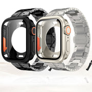 Gold-Plated Stainless Steel Watch Band for Apple Watch Series 10 9 8 7 6 5 4 Ultra SE 42mm 44mm 45mm 46mm 49mm