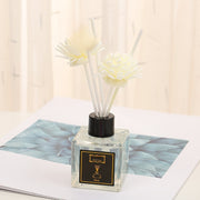 50ml Flameless Reed Diffuser Set with Essential Oil Fragrance Dried Flowers for Home Decor