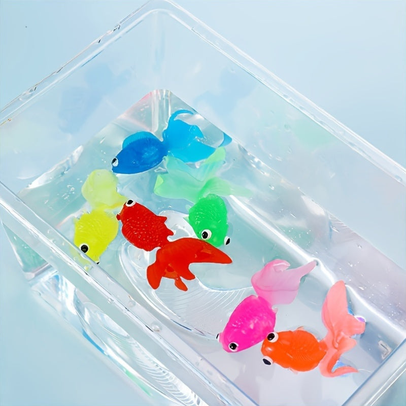 Floating Goldfish Cat Toy with Realistic Swimming Fish Durable Plastic Indoor Outdoor