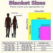 Personalized Soccer Ball Fleece Throw Blanket Soft Cozy Digital Print for Couch Bed Travel