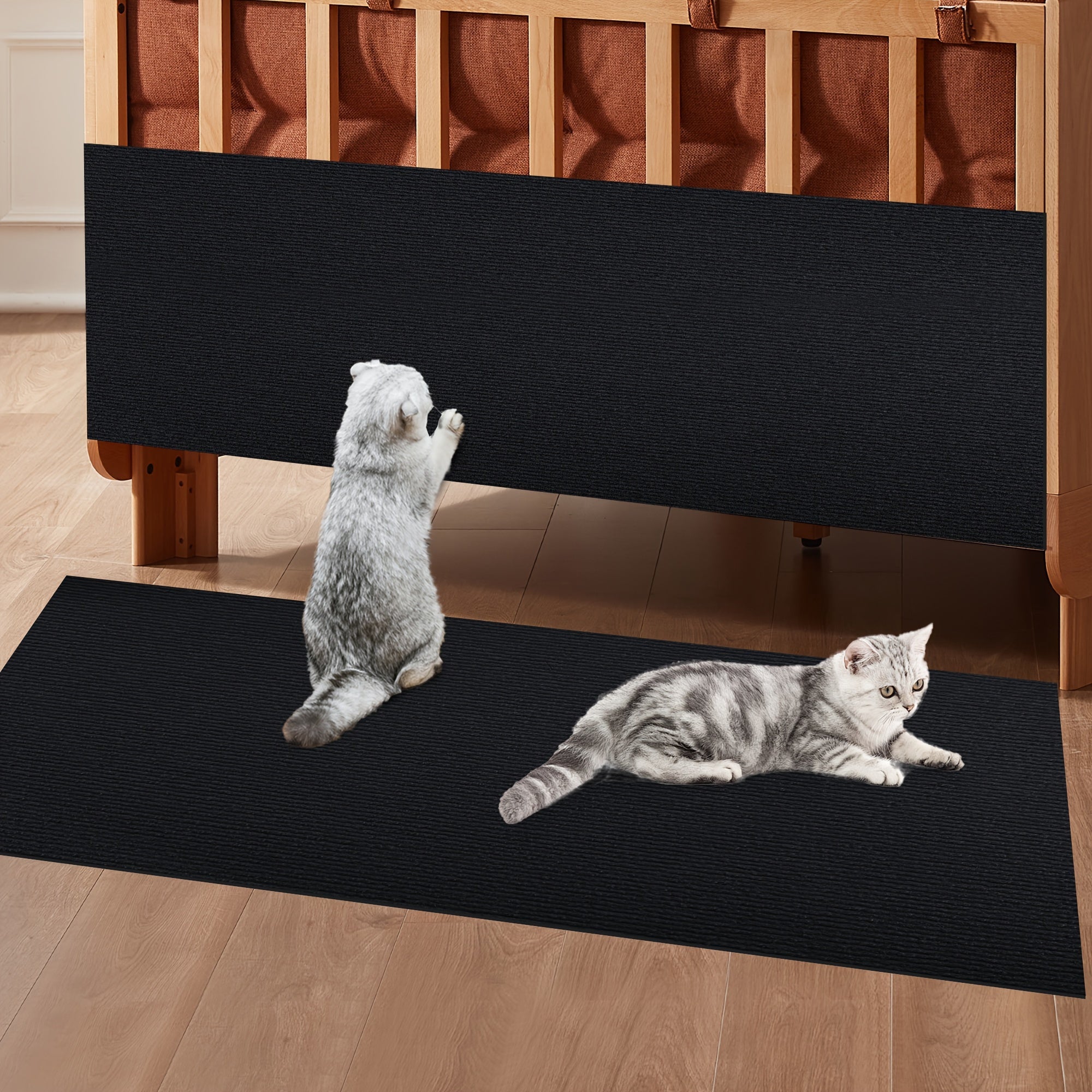 Polyester Felt Cat Scratching Pad Multi-Size Pack Wall and Furniture Protector