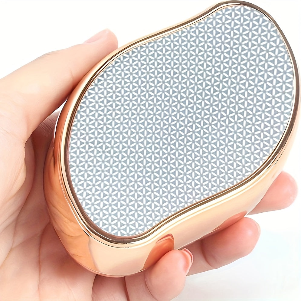 Removedor de cabello de cristal a prueba de agua para todo tipo de piel con herramienta exfoliante y loción corporal