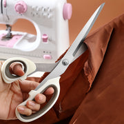Stainless Steel Scissors with Thick Blades Non-Slip Grip for Paper Fabric Leather