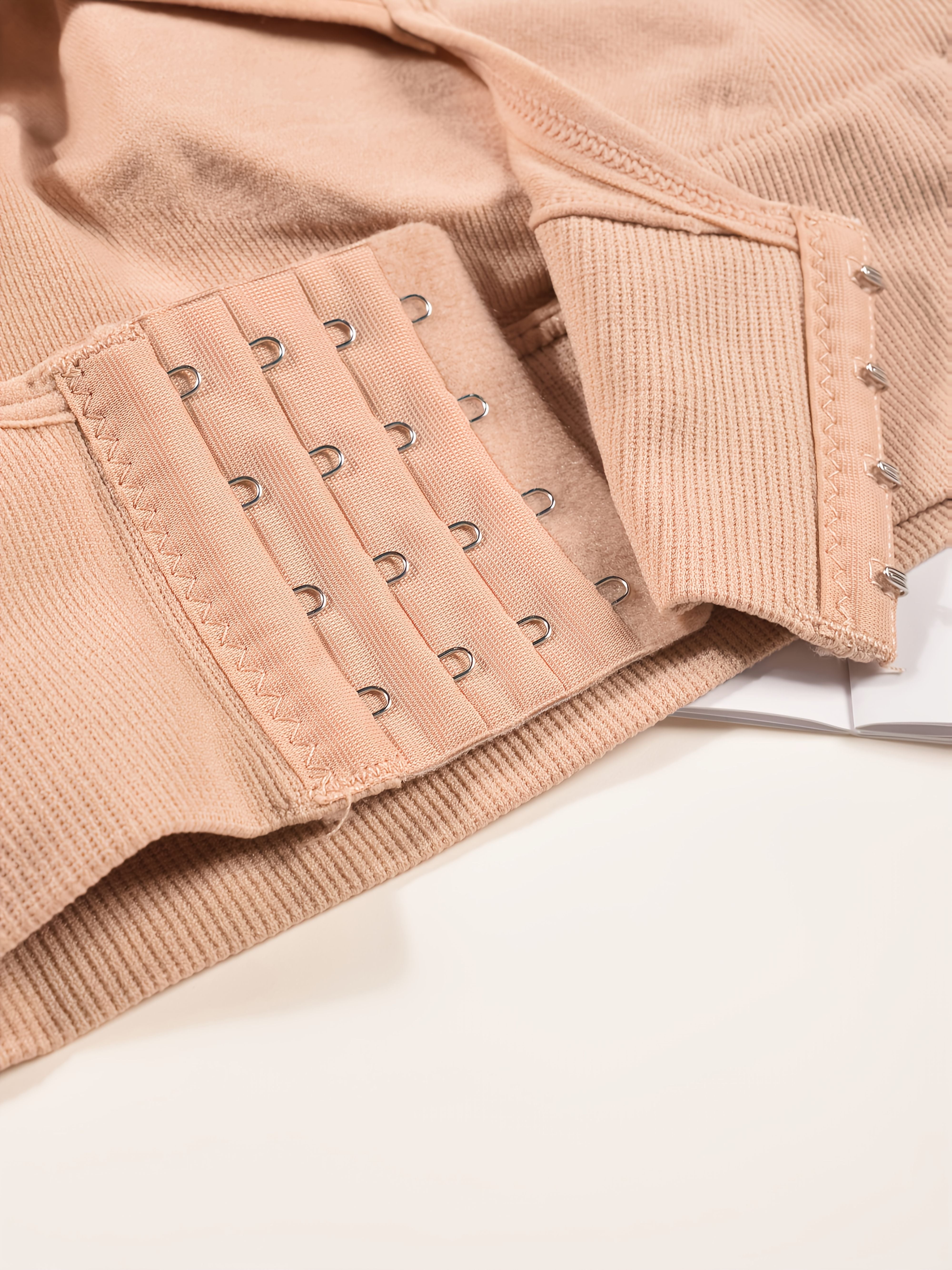 Ayollar uchun tikimsiz yuqori ta'sirli sport brasi katta o'lcham ko'p rangli nafas oluvchi nylon