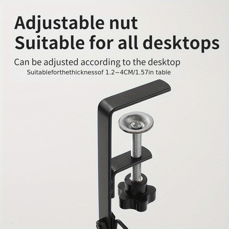 2/3 Cable Management Trays No Drilling Metal Wire Organizer for Desk