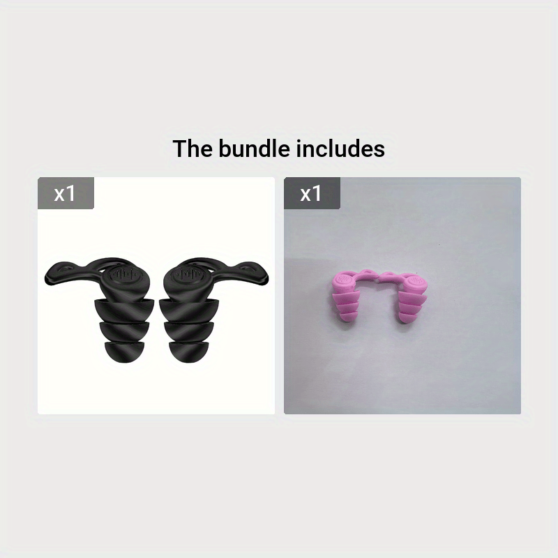 Reusable Silicone Earplugs for Sleeping Noise Cancelling Swimming Comfort