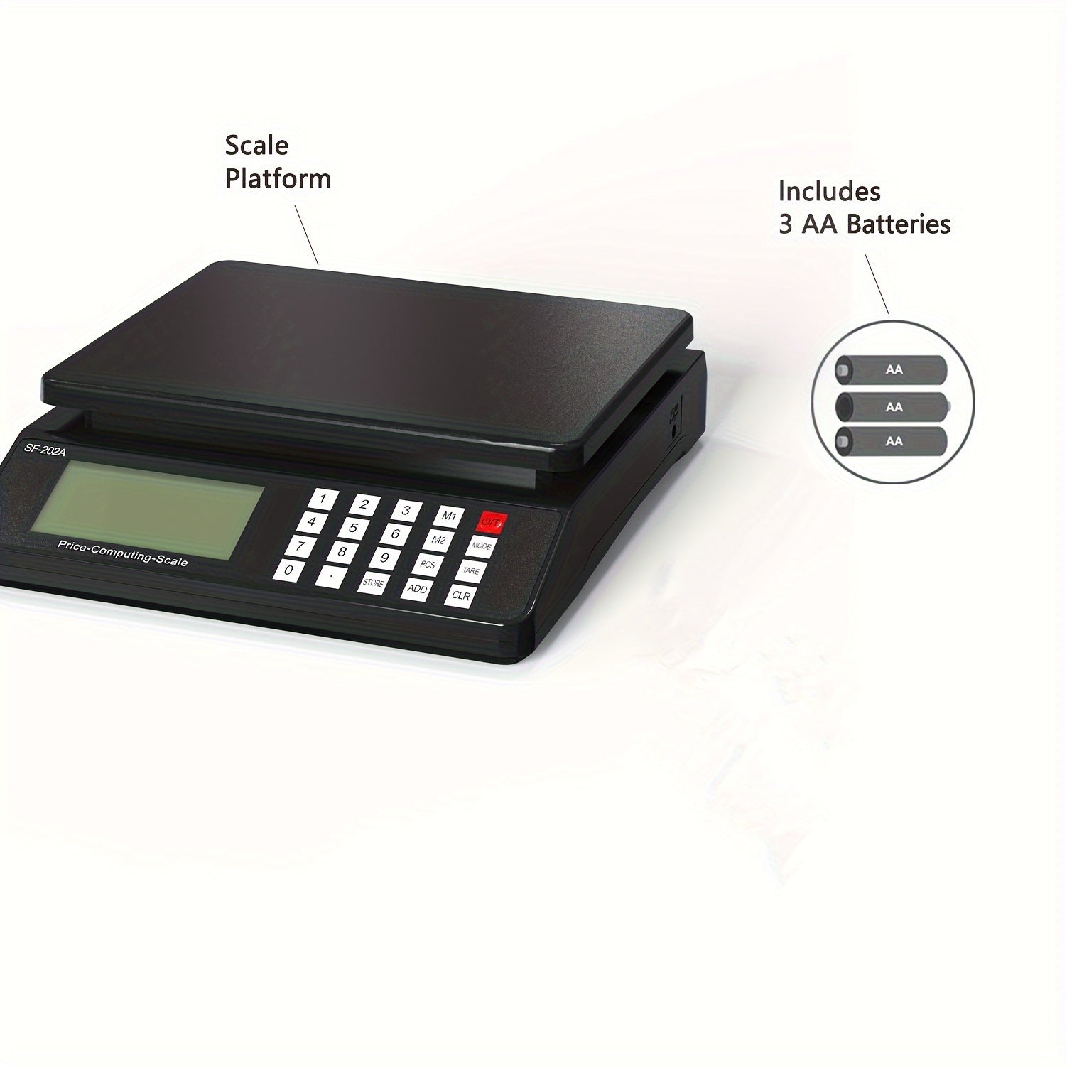 Dual-Display Kitchen Scale with Multifunctional Features, Digital Weighing