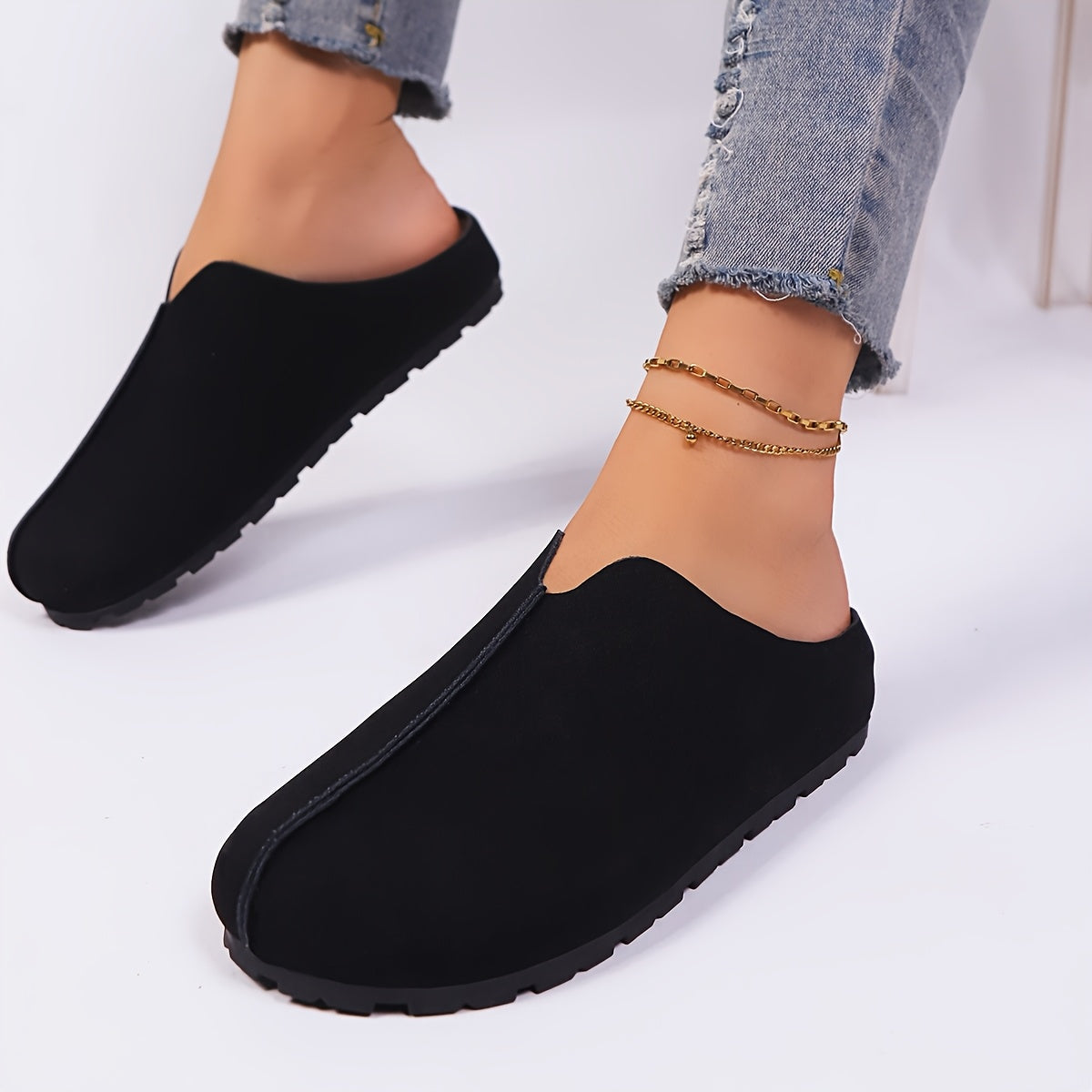 Women's Fashion Platform Boots Mules Clogs with Stylish Design