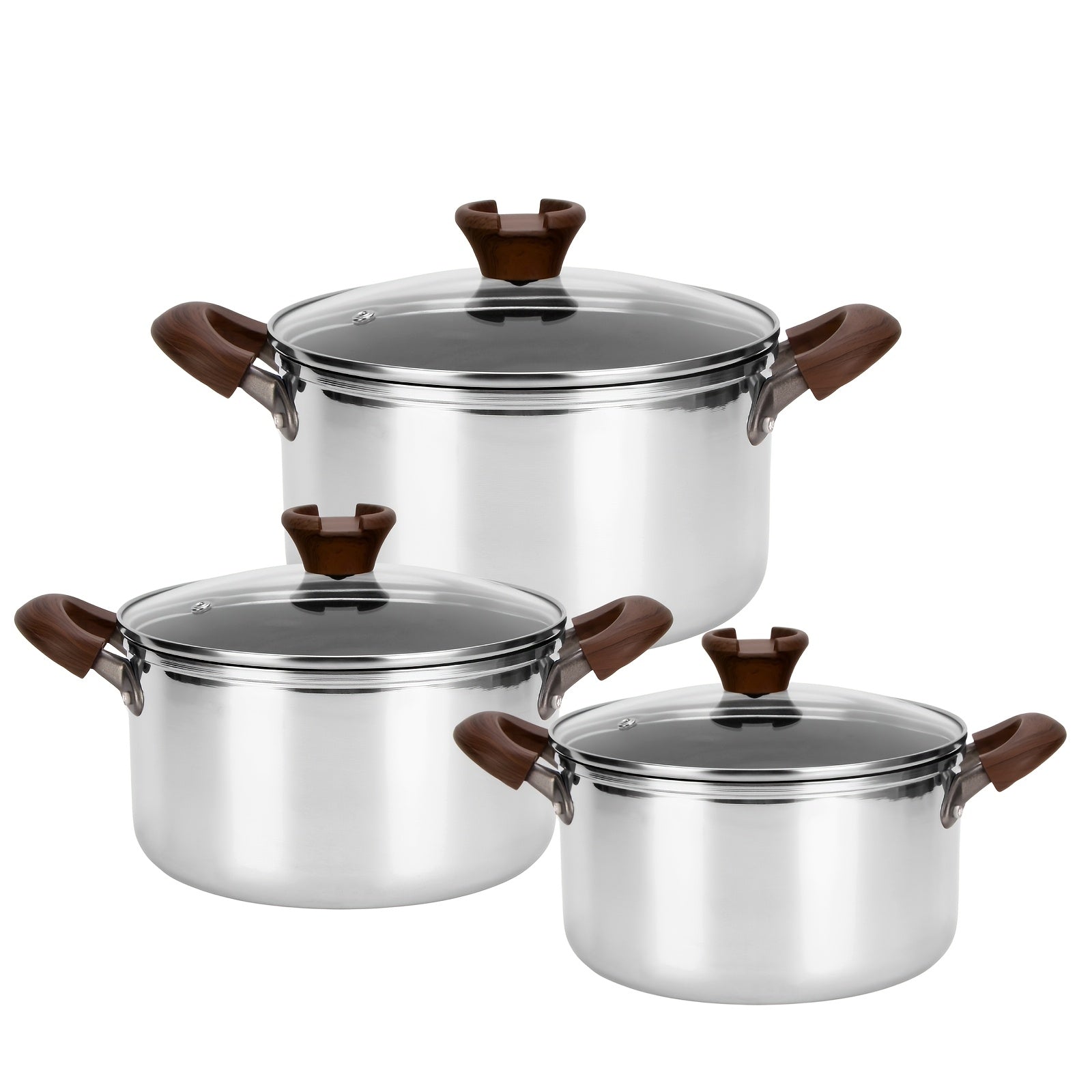 Stainless Steel Soup Pot with Pasta Cooking Capacity, Durable, Easy to Clean