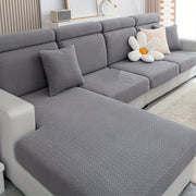 Checkered Polar Fleece Sofa Cover Universal Fit Machine Washable Multi-Purpose