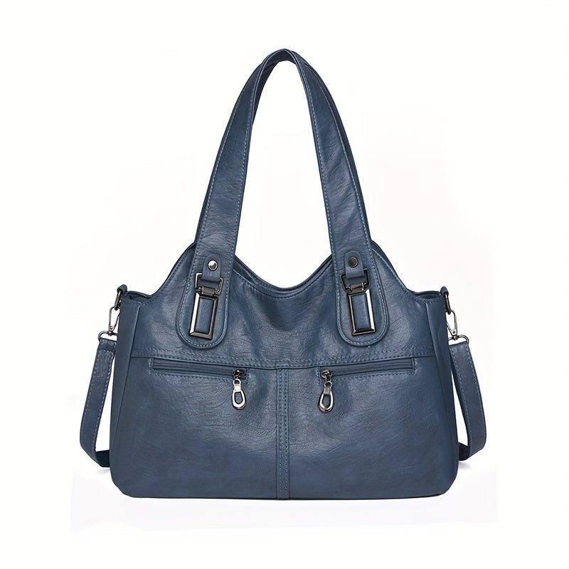 Ayollar uchun katta sig'imli yelka sumkasi, bir nechta zipli bo'limlari, suv o'tkazmaydigan dizayni va turli ranglarda mavjud. Sayohat va har kuni foydalanish uchun mukammal. Xavfsiz va ko'p funksiyali.