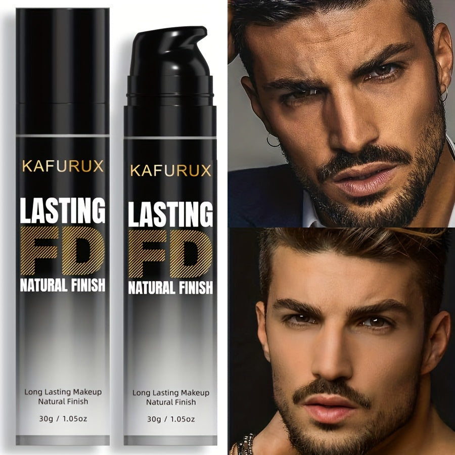 Men's Full Coverage Concealer Waterproof Liquid Foundation for All Skin Tones