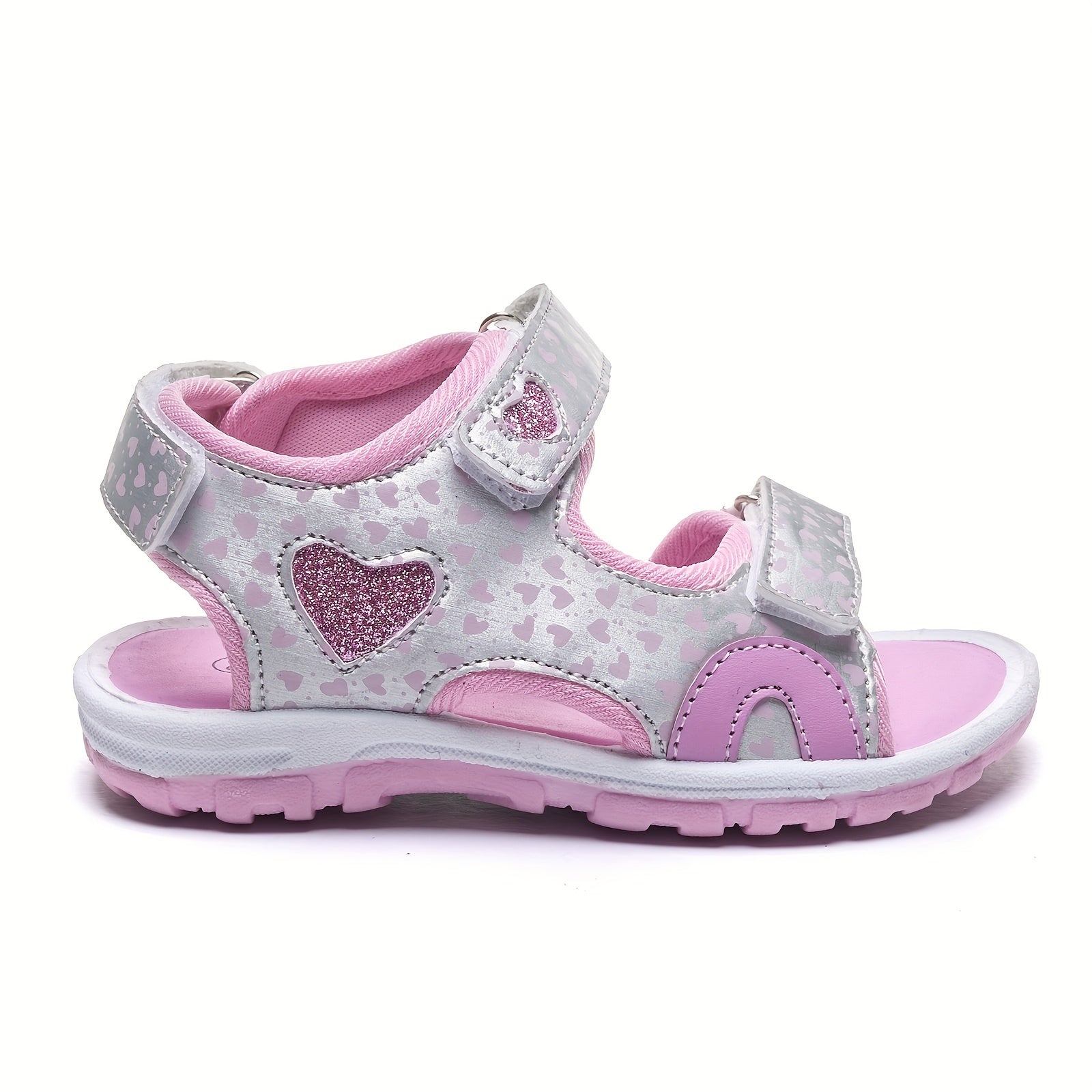 Девочки Летние открытые спортивные сандалии дышащие противоскользящие повседневные