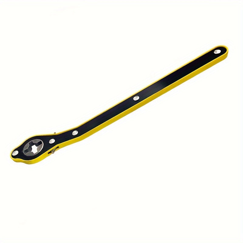 Steel Long Handle Jack Wrench Tire Repair Tool with 360° Rotation