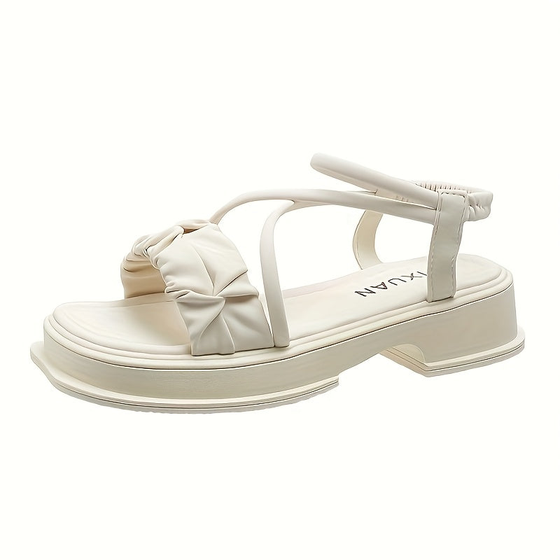 Women's Retro Summer Platform Sandals Open-Toe Roman Style Comfortable