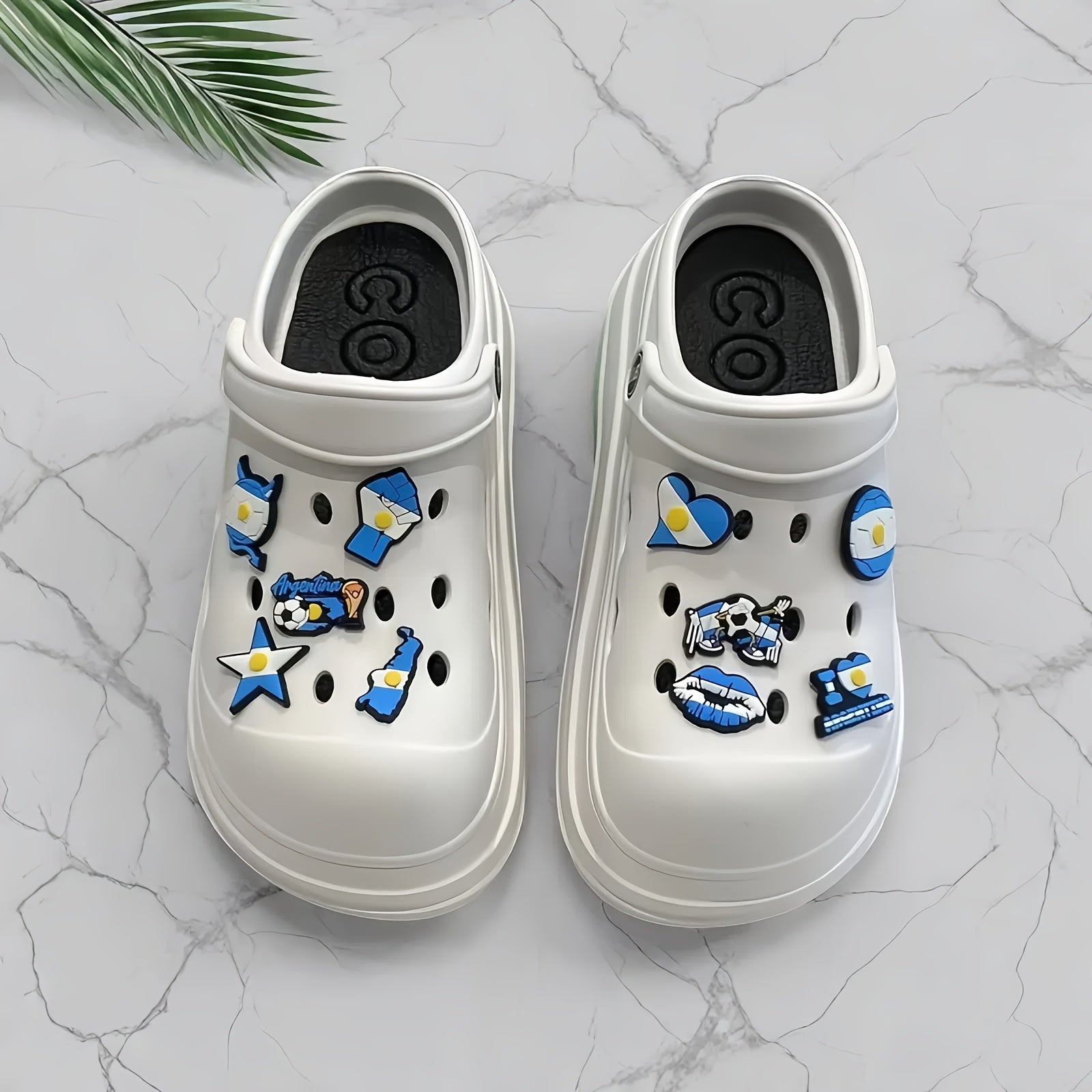 Women's Summer Wooden Sole Shoes Non-slip Hollow Beach Garden Sandals