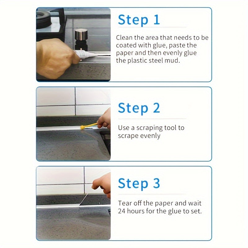 Waterproof Tile Grout Repair Sealant for Kitchen Bathroom White Adhesive and Sealant Tape