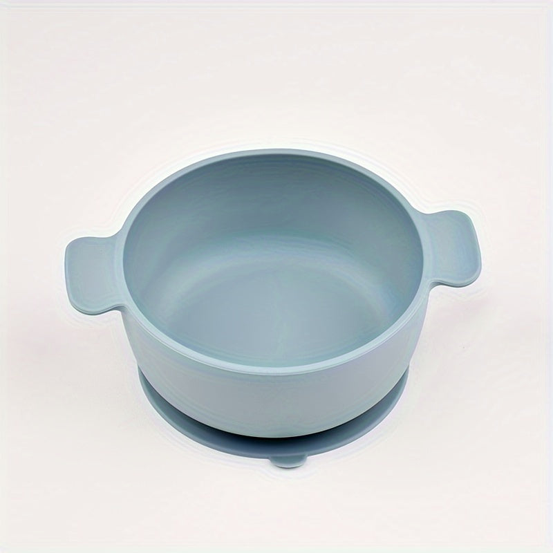 Silicone Feeding Bowl for Kids with Suction Cup Microwave Safe Dishwasher Safe
