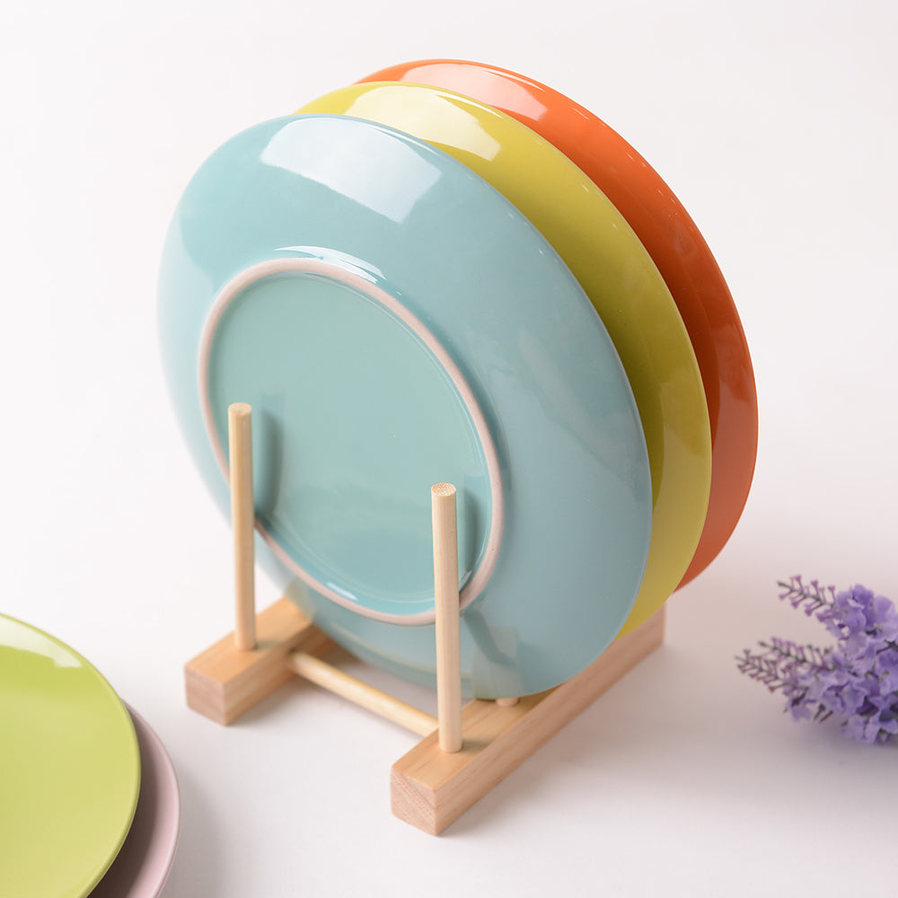 Yapon uslubidagi qattiq yog'och idish va idish quritish tokchasi, minimalist kitob javoni va chashka ushlagich, yog'ochli choy pirogi tokchasi, oshxona va o'qish joylari uchun qulay saqlash yechimi, joyni maksimal darajada foydalanish uchun nafis dizayn.