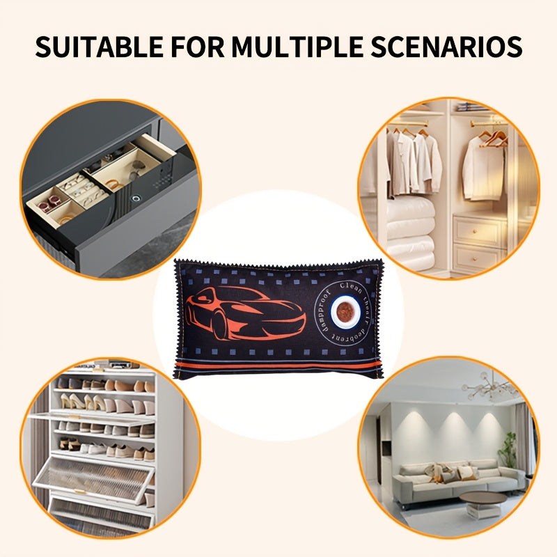 Reusable Silicone Dehumidifier Bag 399g Color Changing Quick Activation