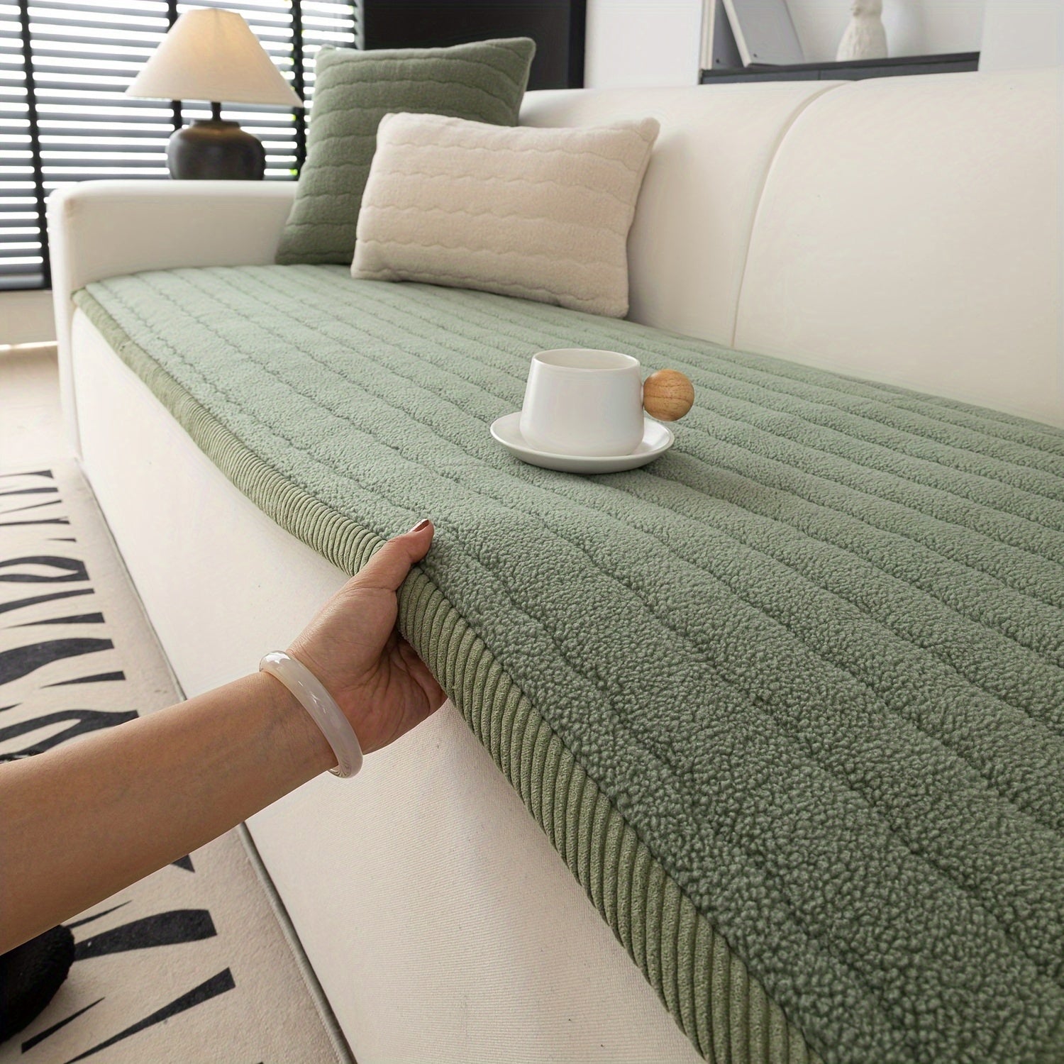 Bohemian Style Washable Pet-Friendly Non-Slip Sofa Cover for Living Room and Office