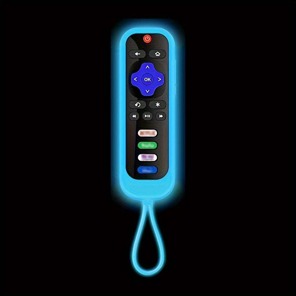 Glow in The Dark Silicone Remote Control Cover for Universal Roku TV Stick Remotes